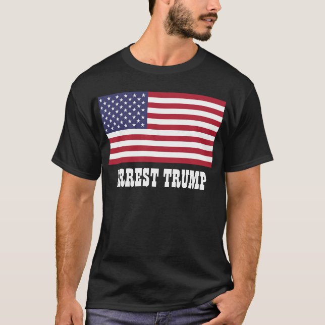 CAMISETA ARRESTAR TRUMP (Anverso)