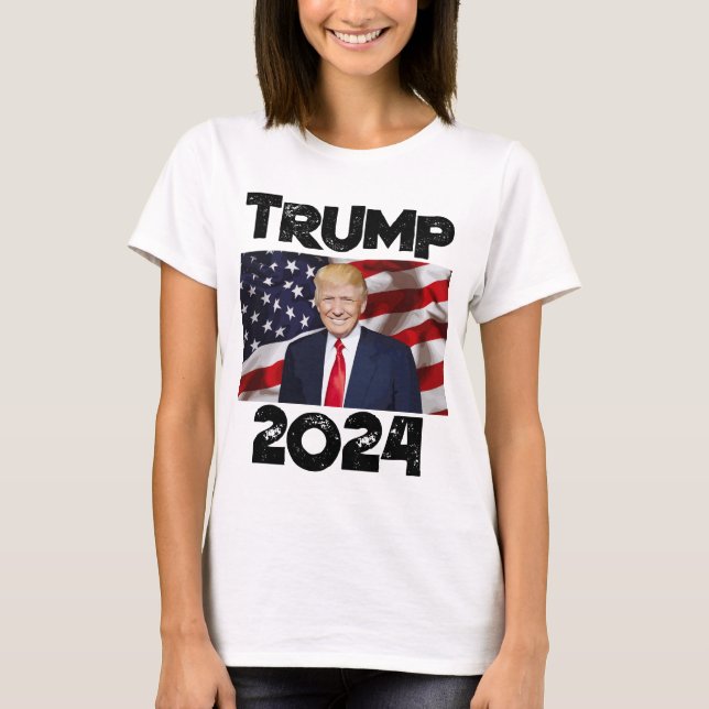 CAMISETA ARRESTO DE DONALD TRUMP 2024 (Anverso)