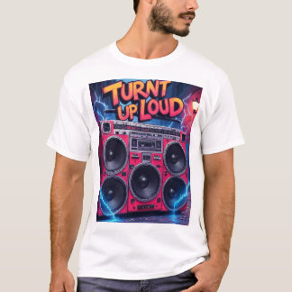 Camiseta Arriba alto, retro de 80 años