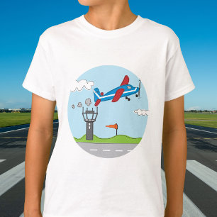 Camiseta ¡Arriba, Arriba y Afuera! Avión Cuidado Para Peque
