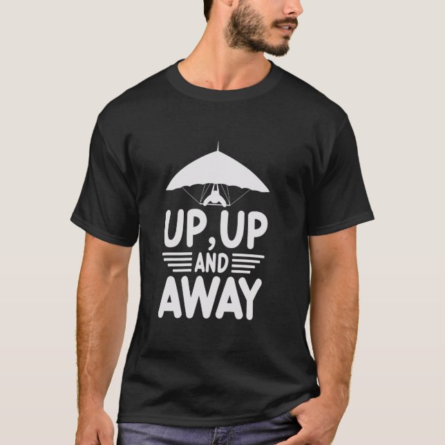 Camiseta Arriba, arriba y lejos Colgar (Anverso)