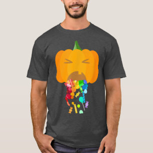 Camiseta Arriba Chuck Pumpkin Jack O Lantern T