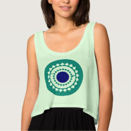 Camiseta Arriba de cultivos de Mandala