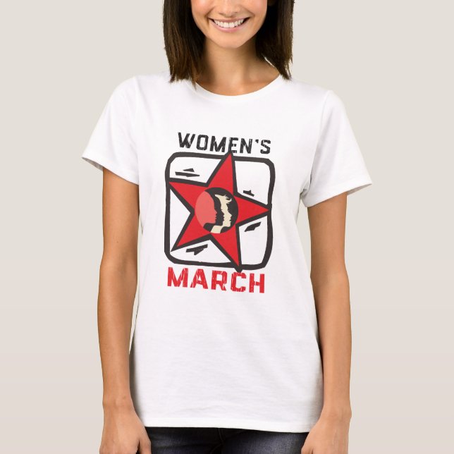 Camiseta Arriba: Engranaje Inspirador de las mujeres (Anverso)