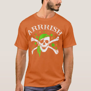 Camiseta Arriba Feliz Chiste Pirata Irlandés St