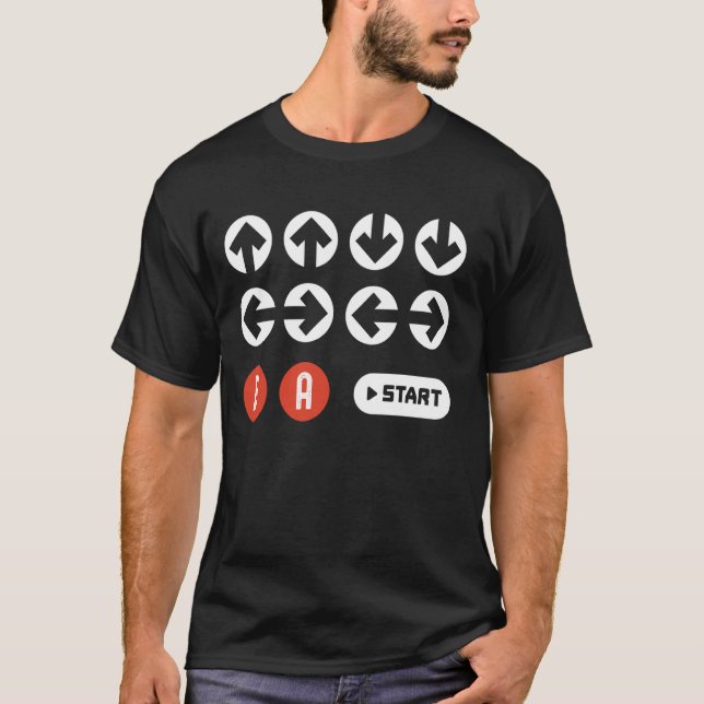Camiseta Arriba Hacia Abajo A La Izquierda B Un Código De C (Anverso)
