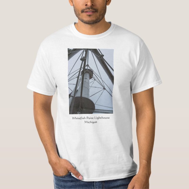 Camiseta Arriba Punto De Pescado Blanco (Anverso)