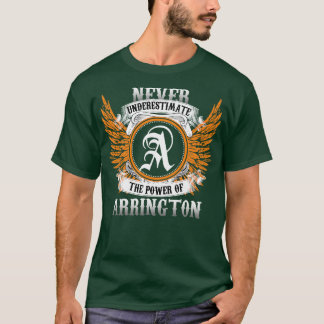 Camiseta Arrington Name Shirt Nunca Subestima El Poder