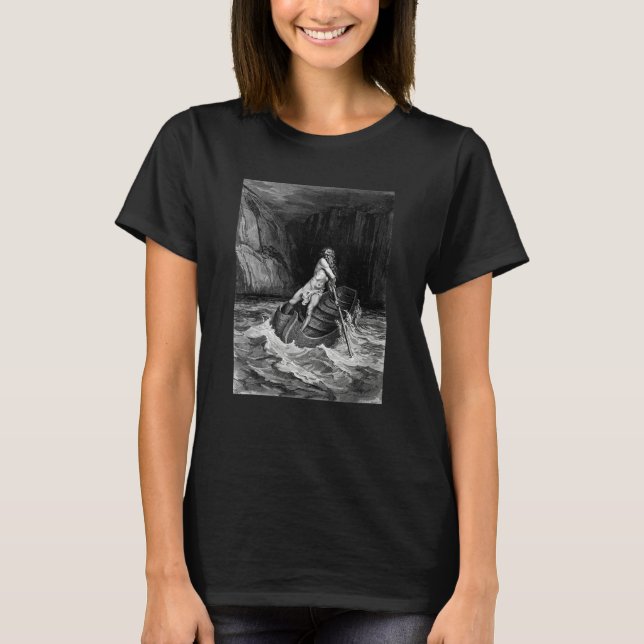 Camiseta Arrival of Charon by Gustave Dore (Anverso)