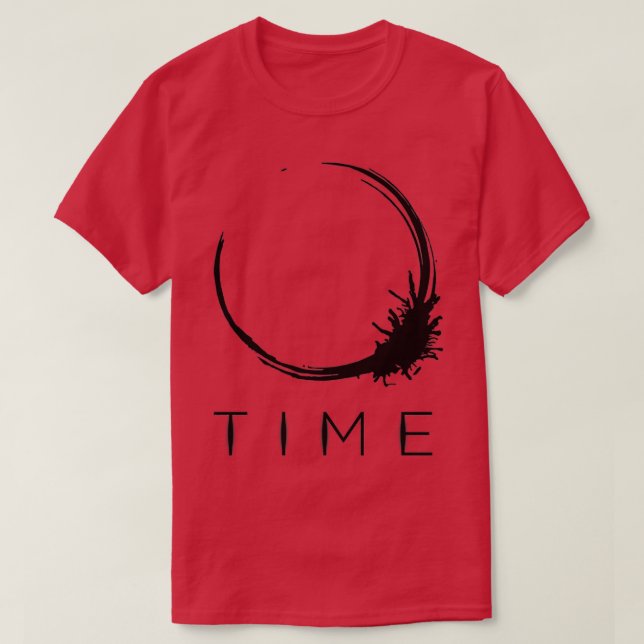 Camiseta Arrival Time black (Diseño del anverso)