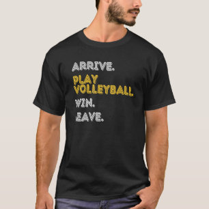 Camiseta ARRIVE PLAY VOLLEYBALL WIN LEAVE Fun Volleyball P