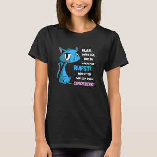 Camiseta Arrogant cat Do you hear me ignoring you hangover