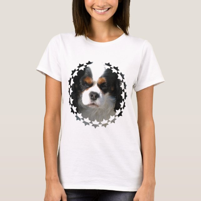 Camiseta arrogante de las señoras del perro del (Anverso)