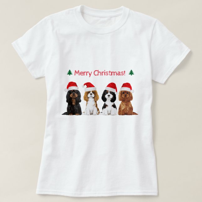 Camiseta arrogante del día de fiesta del perro de (Diseño del anverso)