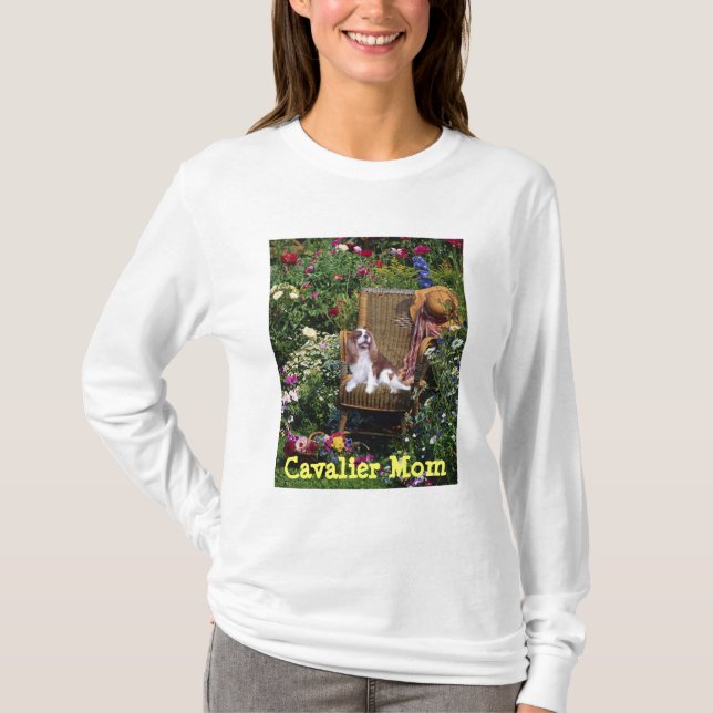 Camiseta arrogante del perro de aguas de rey (Anverso)