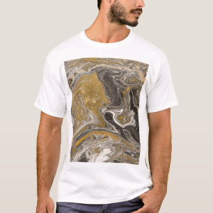 Camiseta Arrojado acrílico, textura de inspiración natural.