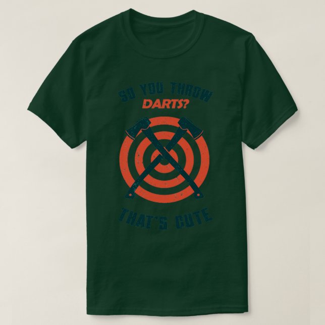 Camiseta Arrojamiento De Ax Para Que Arrojes Dardos Que Es  (Diseño del anverso)