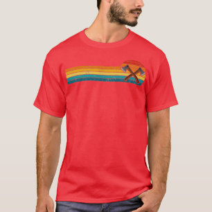 Camiseta Arrojamiento de hacha con angustia retro