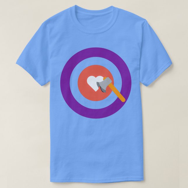 Camiseta Arrojamiento de x 44 (Diseño del anverso)