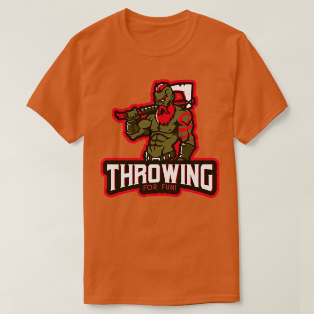 Camiseta Arrojando para divertida Classic TShirt (Diseño del anverso)
