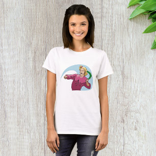 Camiseta Arrojando Un Boomerang