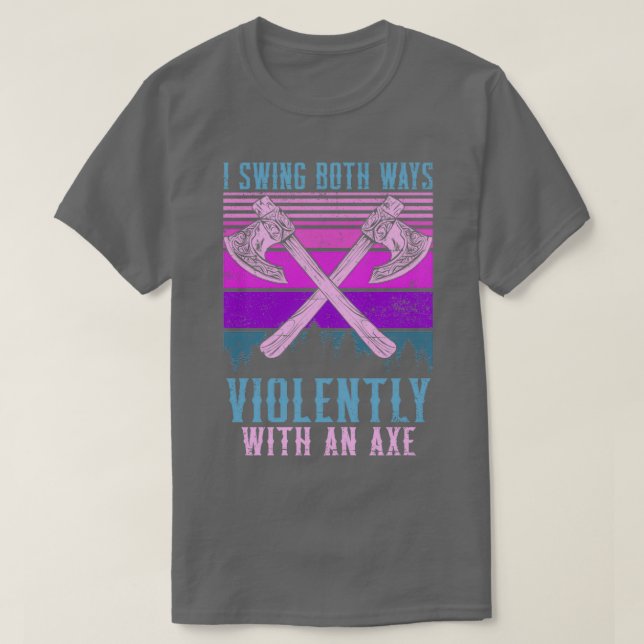 Camiseta Arrojar Ambas Formas Violentamente Con Una Eca (Diseño del anverso)