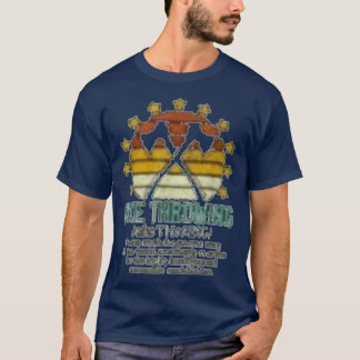 Camiseta arrojar hachas diciendo 12