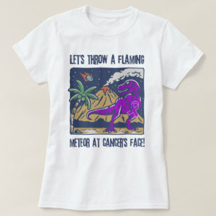 Camiseta Arrojar Un Flamante Meteor A Pancreatic Cancer Fun