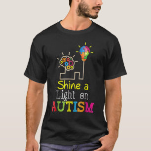 Camiseta Arrojar Una Luz Sobre El Autismo Awaran La Bombill