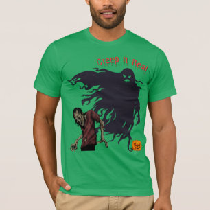 Camiseta Arrojarlo Camisas Zombies Reales - Aterrador Gráfi