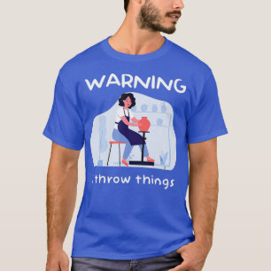 Camiseta Arrojé Cosas Cerámica De Arcilla Hecha A Mano