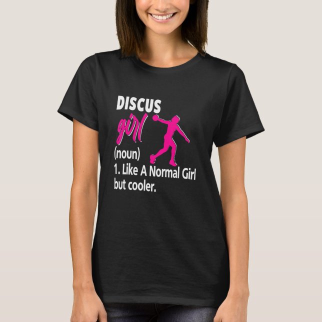 Camiseta Arrojé Cosas Discus Chica Thrower Coach (Anverso)