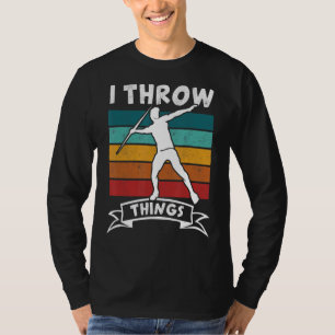 Camiseta Arrojé Las Cosas A Los Hombres Que Lanzan Javelin