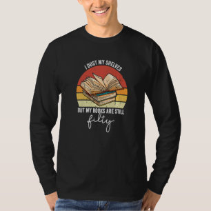 Camiseta Arrojé mis estantes leyendo libros de romance pica