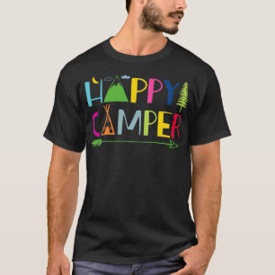Camiseta Arrow Camper Happy Summer Camp Camping Gift Hombre