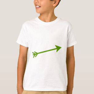 Camiseta Arrow Green 15deg Los regalos de Zazzle del MUSEO