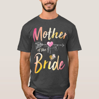 Camiseta Arrow Hearts Happy Wdding Day Para Mí Madre De