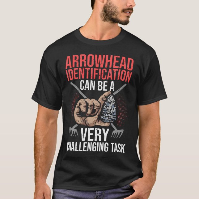 Camiseta Arrowhead Collecting Arrowhead Hunting Arrowhead C (Anverso)