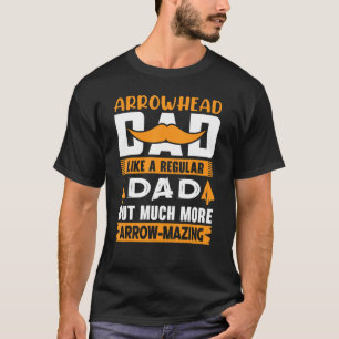 Camiseta Arrowhead Hunter Dad Dad Flint Artifact Archery
