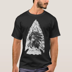 Camiseta Arrowhead Hunter Jefe Indio Caza de Ricos Nativo