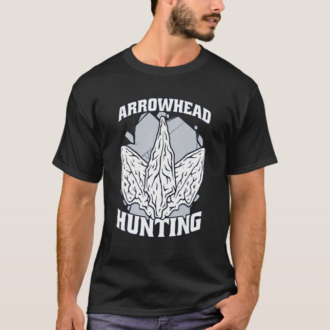 Camiseta Arrowhead Hunting Flint Artifact Rocks Arrowhead C (Anverso)