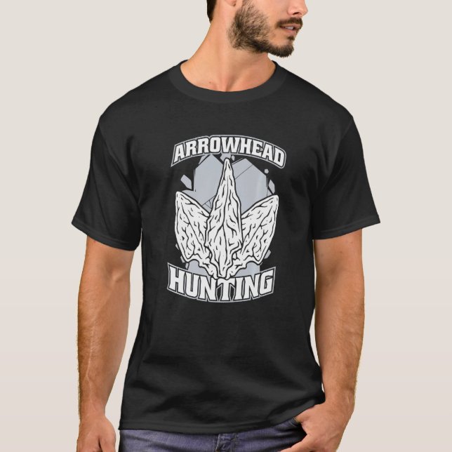 Camiseta Arrowhead Hunting Flint Artifact Rocks Arrowhead C (Anverso)