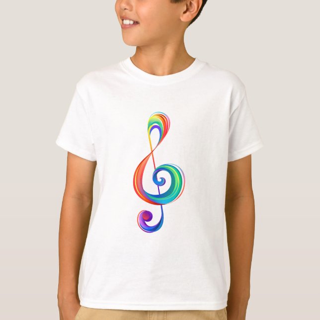 Camiseta Arroyo arcoiris estratificado (Anverso)