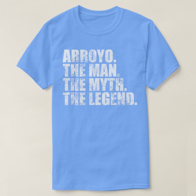 Camiseta Arroyo Arroyo Nombre de la familia Arroyo Apellido (Diseño del anverso)