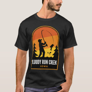 Camiseta Arroyo Bloody Run Iowa Pesca