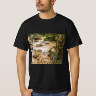 Camiseta Arroyo de truchas en el Tirol por John Singer Sarg