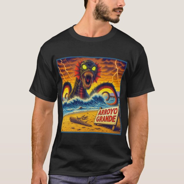 CAMISETA ARROYO GRANDE - "BESTA DE LOS DESAYUNOS". (Anverso)