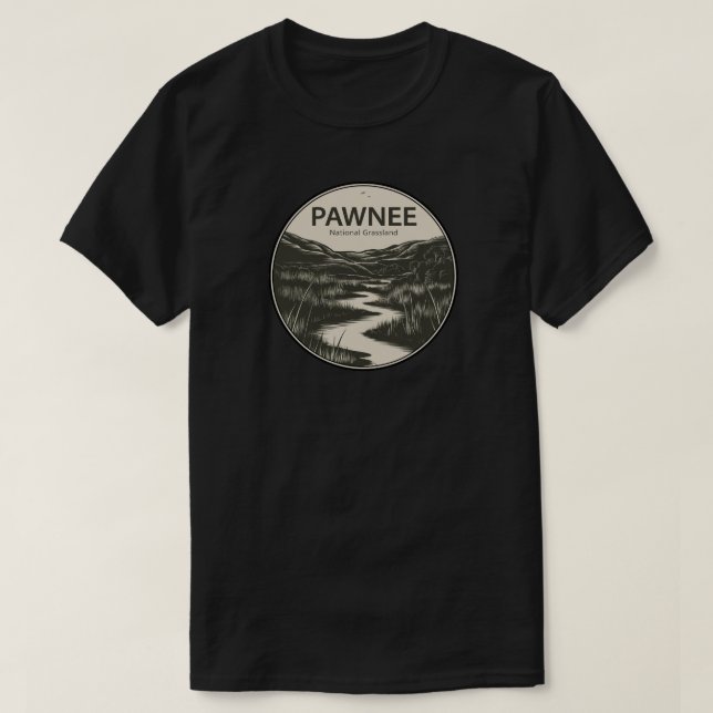 Camiseta Arroyo Nacional de Pawnee Colorado (Diseño del anverso)