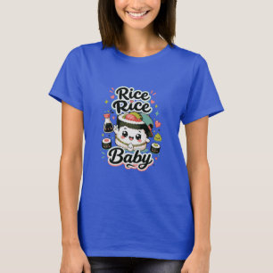 Camiseta Arroz Arroz Bebé Kawaii Sushi