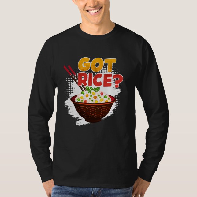 Camiseta Arroz Chino Consigue Arroz Amantes Asiáticos Amant (Anverso)